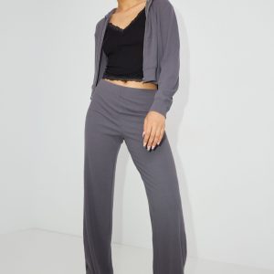Flared Sleep Rib Pant