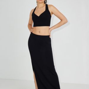 Knit Maxi Skirt