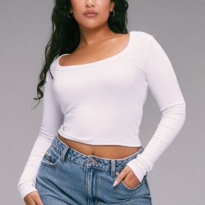 Pamela Long Sleeve Scoop Neck Top