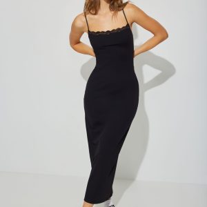 Tianna Lace Trim Maxi Dress