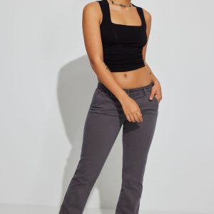Low Rise Straight Leg Pant