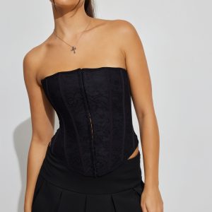Giselle Strapless Lace Corset