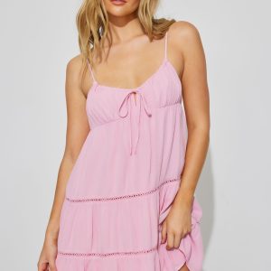Kiara Babydoll Mini Dress