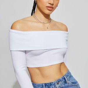 Kayla Foldover Off Shoulder Top