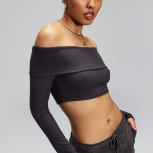 Kayla Foldover Off Shoulder Top
