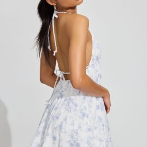 Halter Flare Dress