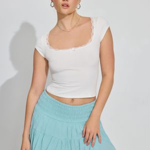Smocked Mini Skort