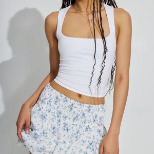 Smocked Mini Skort
