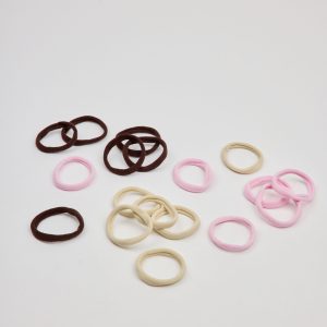 Pack of 18 Seamless Hair Elastics