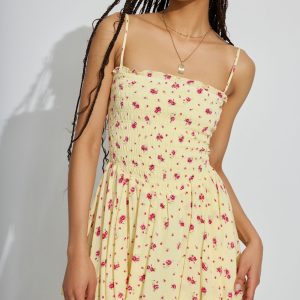 Kayley Smocked Tube Romper