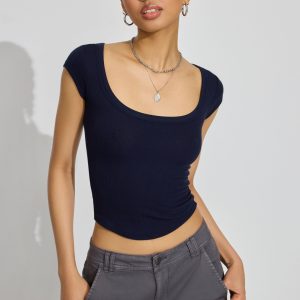 Pamela Scoop Neck Tee