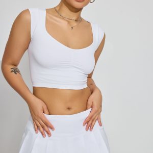 Seamless Cap Sleeve Top