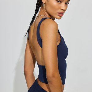 Open Back Tank Top