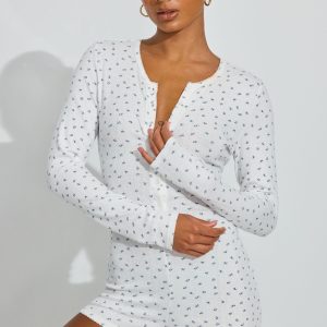 Pointelle Romper