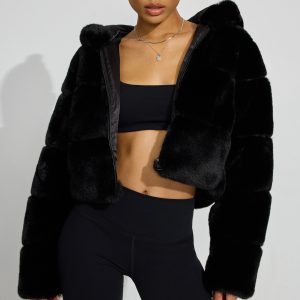 Faux-Fur Puffer Jacket