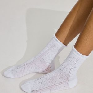 Pointelle Socks