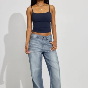 Low Rise Baggy Jeans