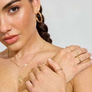 Set of 9 Super Delicate Rings