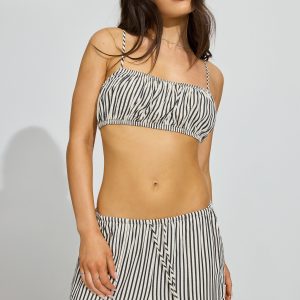 Ruched Micro Top