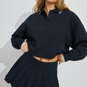Pique Pleated Active Skort