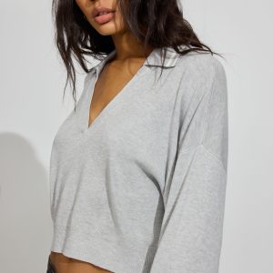 Cropped Boxy Polo Top