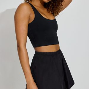 Peyton Poplin Skort