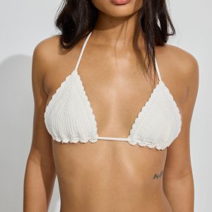 Crochet Triangle Bikini Top