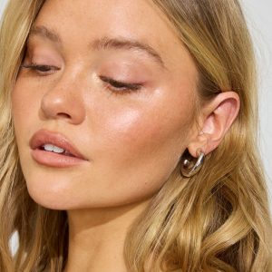 Smooth Chunky Hoop Earrings