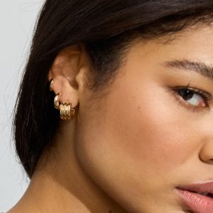 8 Pack Clean Metal Party Earrings