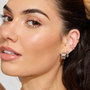 8 Pack Clean Metal Party Earrings