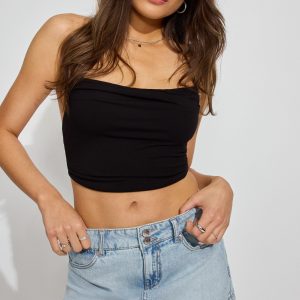 A-Line Denim Skort