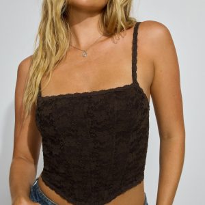 Lace Bustier Top